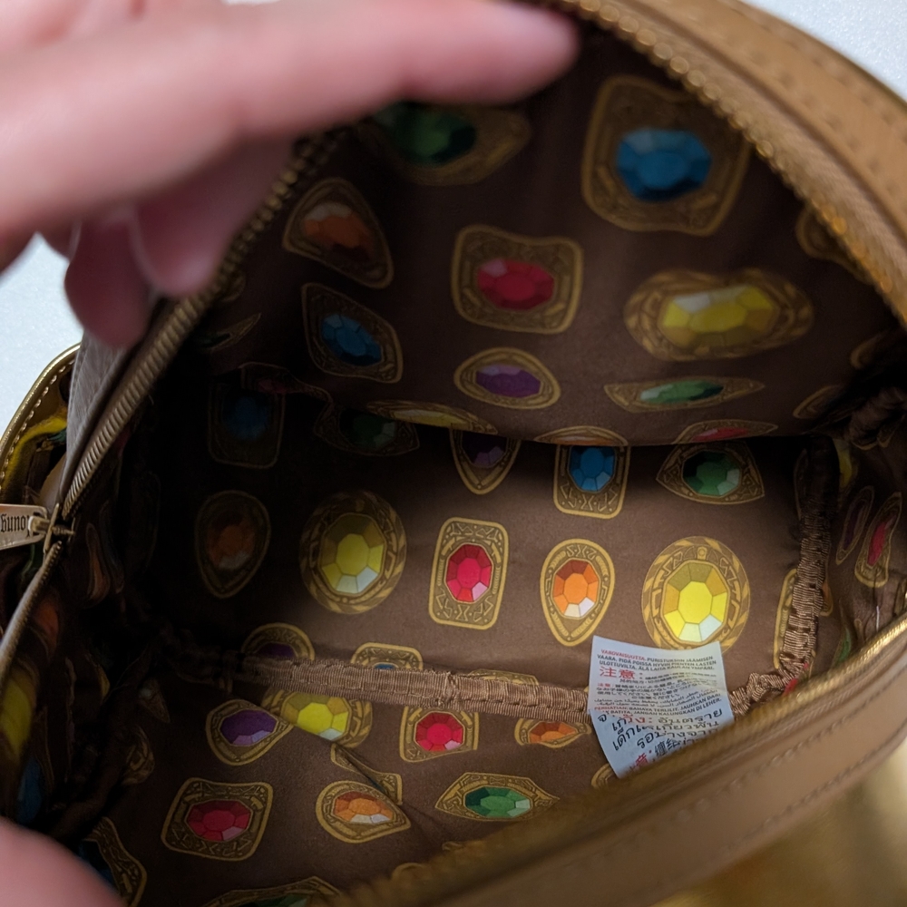 NWT Loungefly Marvel Thanos Infinity Stones Backpack - Picture 7 of 9